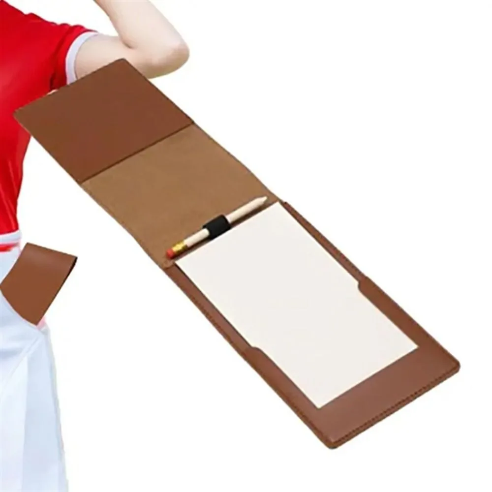 

Golf Accessories Black Brown Yardage Book Lightweight 3 Colors Golf Scorecard Holder PU Leather Golf Score Book Golf Enthusiasts
