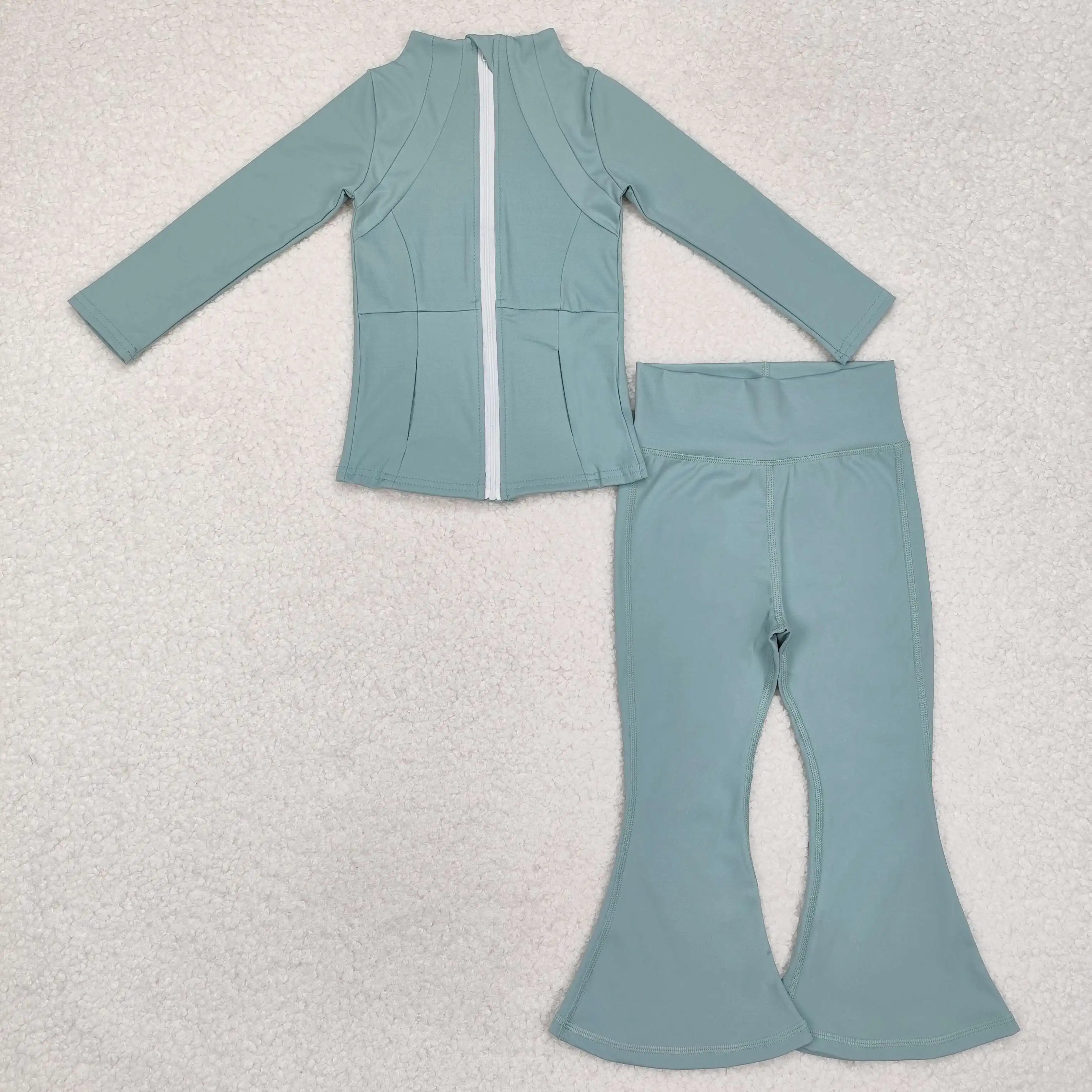 子供用長袖スポーツウェアセット,女の子用カーディガン,ジッパ - Baby Yoga Clothing のレビューと価格