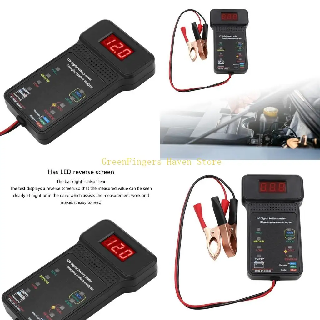 F68D Battery Tester Measurement Tool Diagnostic Tool Charging System Analyser
