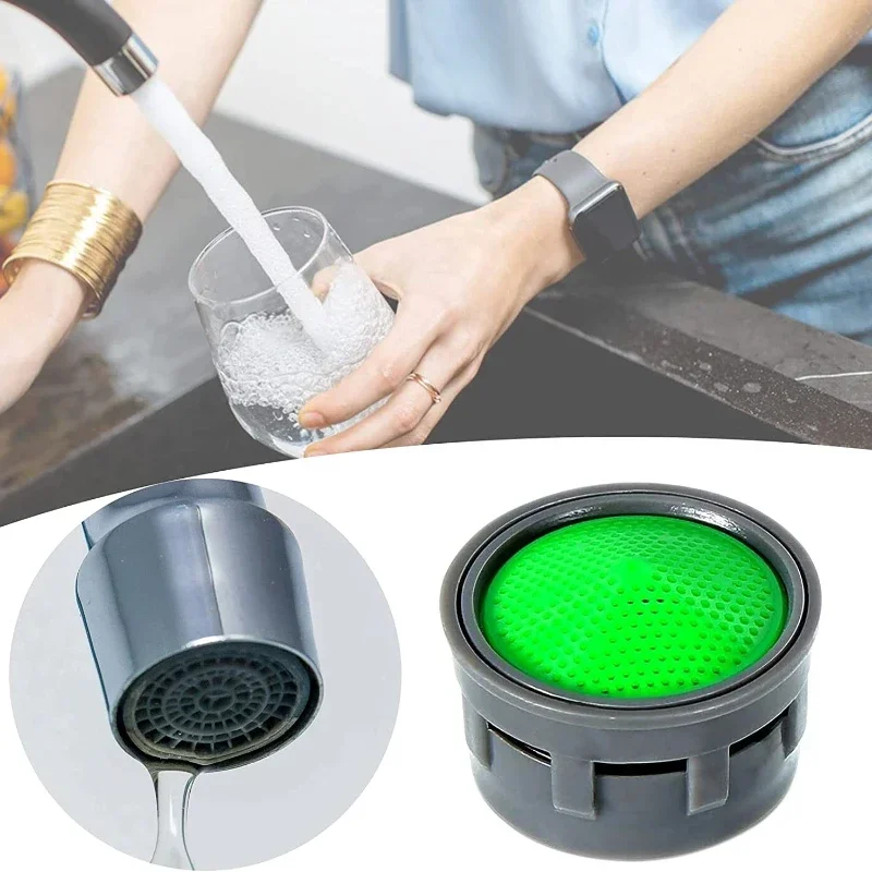 10 قطعة مرشح حوض الحنفية-مهوية الحنفية-صنبور البلاستيك إدراج استبدال فوهة تصفية-قطع غيار مقيد تدفق الصنبور