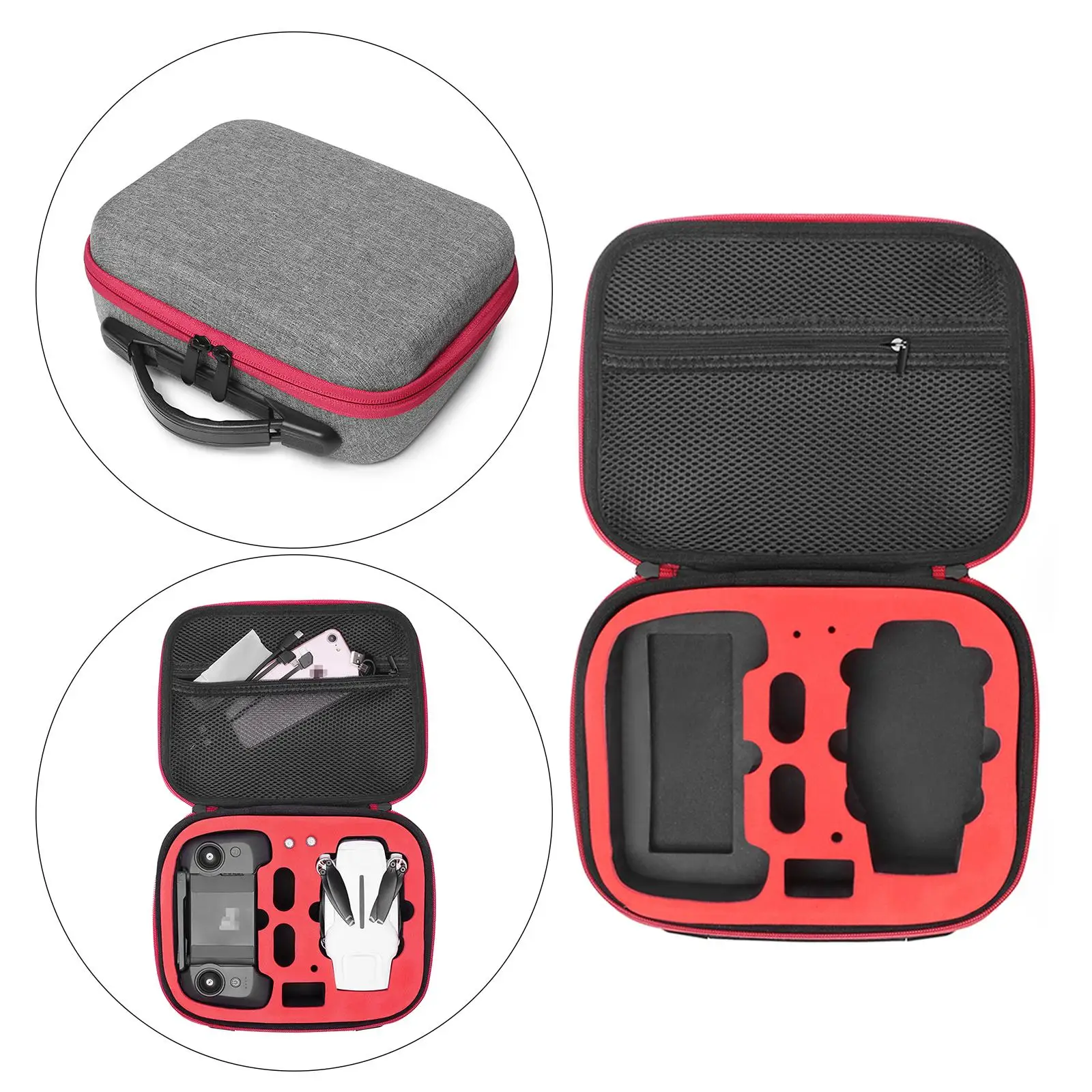 Mala de Viagem Profissional, Bolsa De Armazenamento, Bolsa, 8 Mini RC e Outros Acessórios