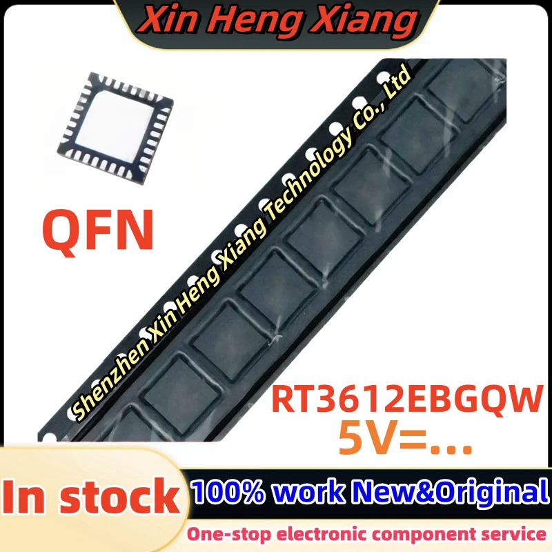 

(5pcs)RT3612EB RT3612EBGQW 5V=6H 5V= QFN-32 Chipset