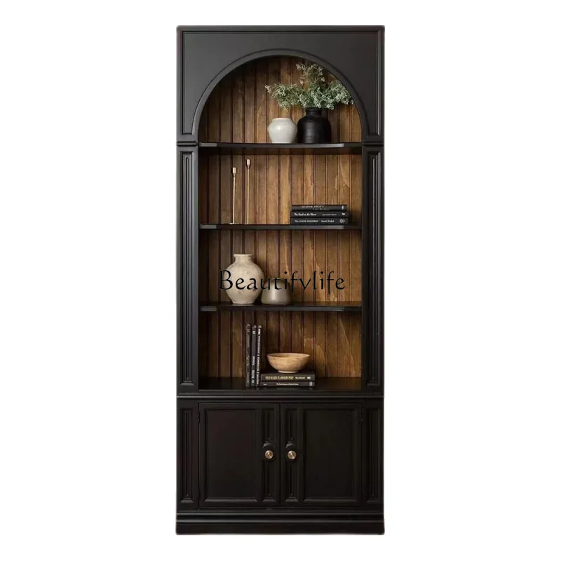 

American Arch Bookcase French Retro Locker Nordic