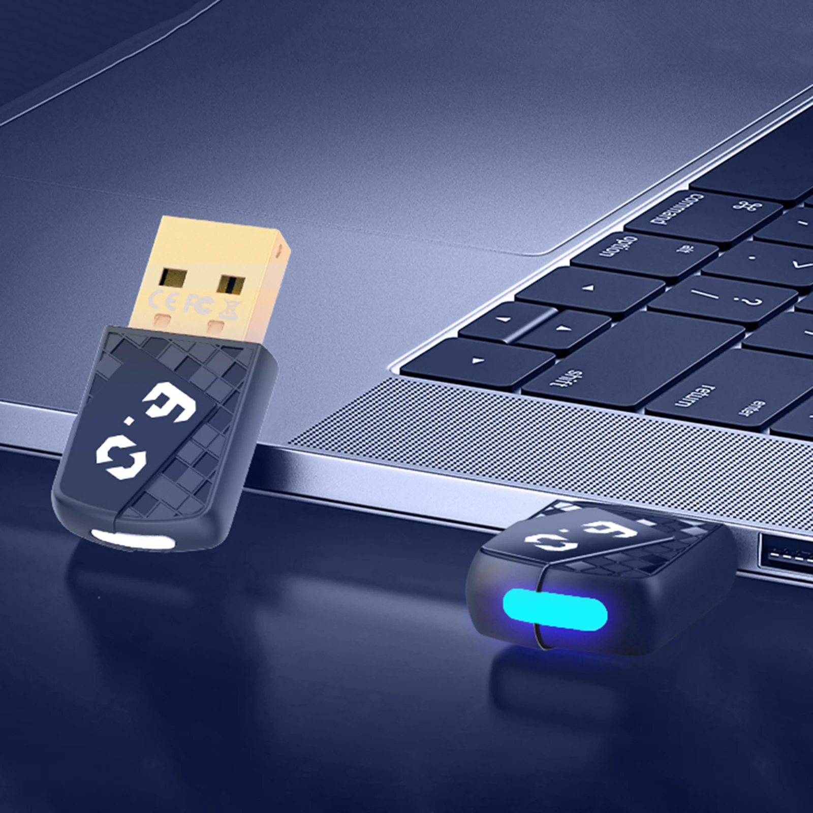

Bluetooth-совместимый беспроводной аудиоадаптер USB 6.0, приемник-передатчик для гарнитуры, динамика, клавиатуры, мыши, принтера