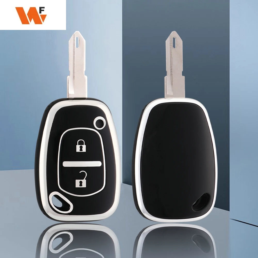 

Fashion TPU Car Key Case Cover Shell For Vauxhall Opel Vivaro For Renault Movano Trafic Kangoo 2 Button Protector Accessories