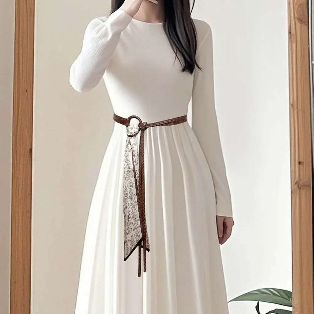 เข็มขัดลายแคชเมียร์สไตล์ชาติพันธุ์  แบบโบฮีเมียน  ปรับได้  สไตล์เรโทร  ผ้าแจ็คการ์ด  ผ้าคาดเอว  ผ้าไหม  ดีไซน์ผูกโบว์  สำหรับสาวๆ