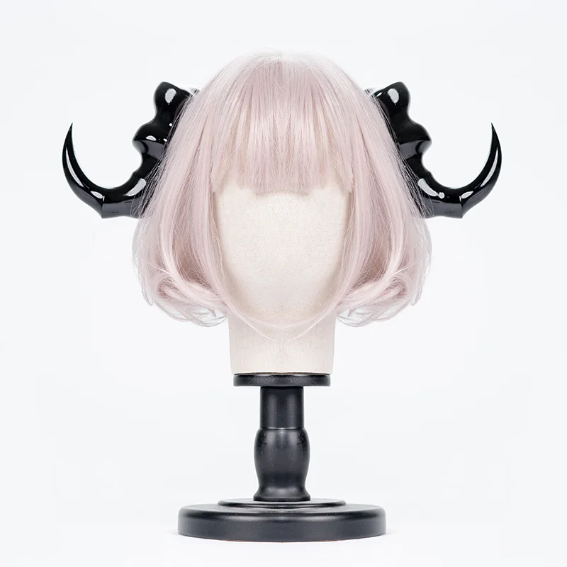 

2-цветная готическая Лолита, заколка для головы с рогами, Хэллоуин, вечерние фотографии, головной убор Лолиты, реквизит для косплея