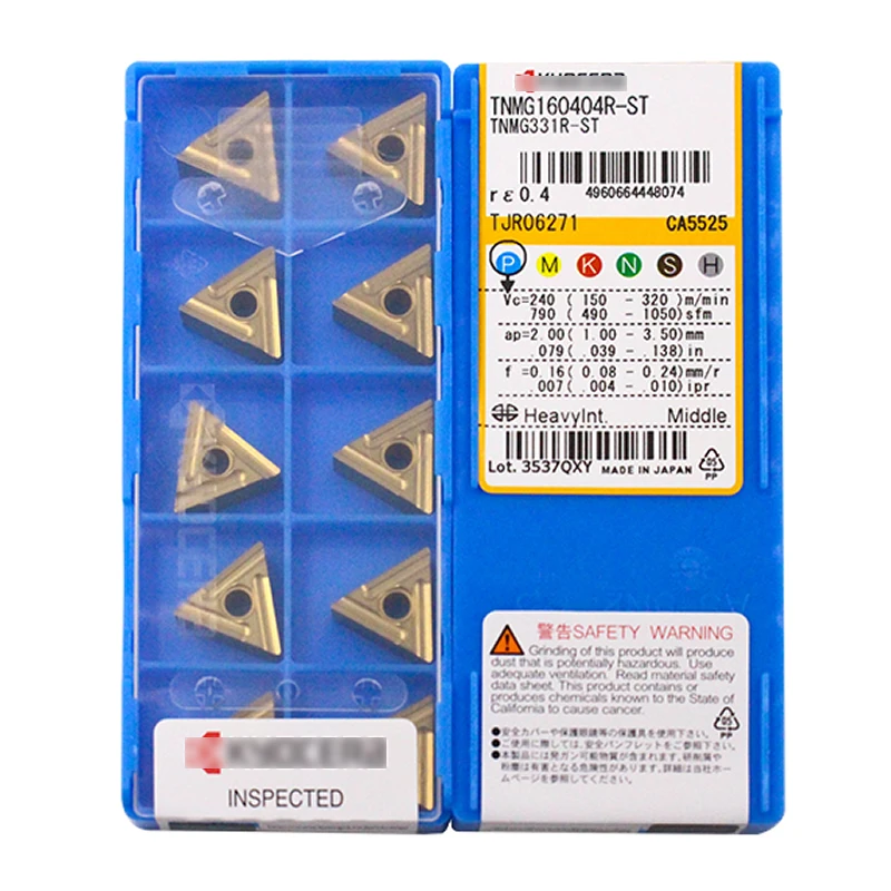 10pcs TNMG TNMG160404 TNMG160408 R-ST L-ST CA5525 CA6525 PR1125 CNC Lathe Cutting Tools Medium-Roughing Carbide Turning Inserts