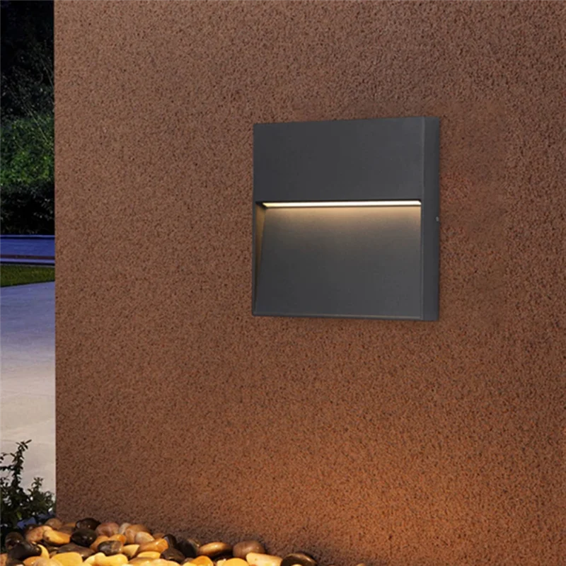 Waterproof LED Wall Lamp 3W IP65 Outdoor LED Stair Light LED Step Light For Night Illumination Staircase Wall Night Light