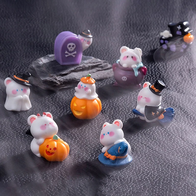 Halloween Trinket Decoration Kawaii Desktop Ornament Halloween Gift For Children Car Interior Accessories Supplies image 5
