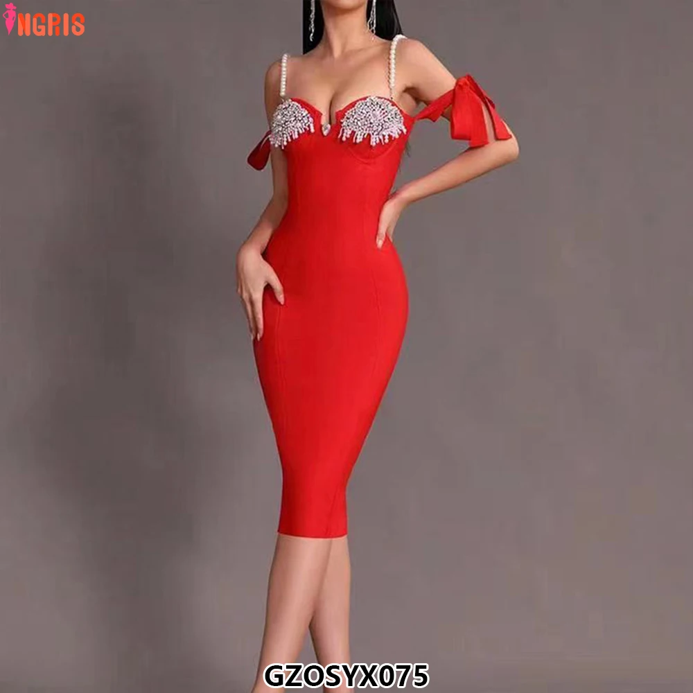 

2025 Fashion Stage Show Party Wholesale Womens Clothing Summer Dress Women Prom Dresses-GZOSYX075