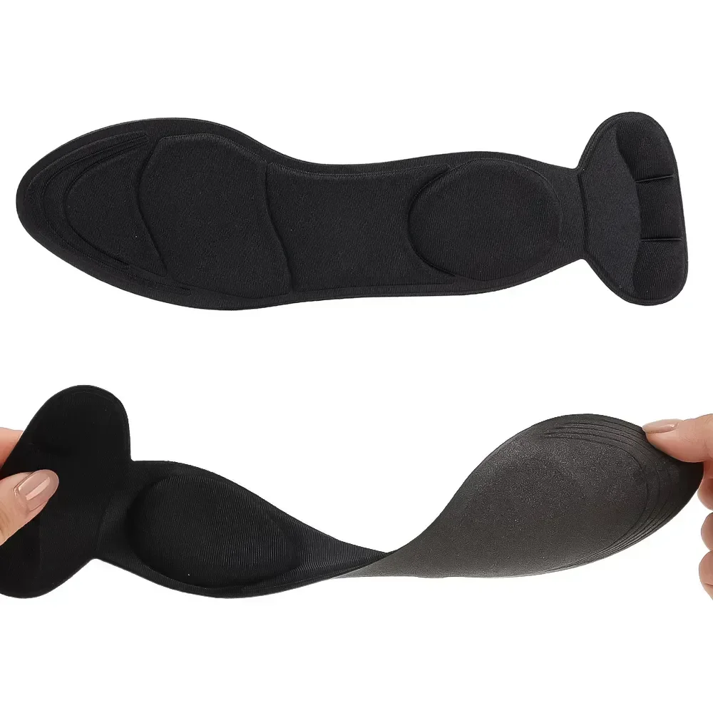 รองเท้าเท้าโฟมเท้าระบายอากาศสูงแทรกอุปกรณ์เสริมแผ่นพื้นรองเท้าส้นลื่นหน่วยความจํา Insoles 2 ชิ้นสําหรับกลับผู้หญิง