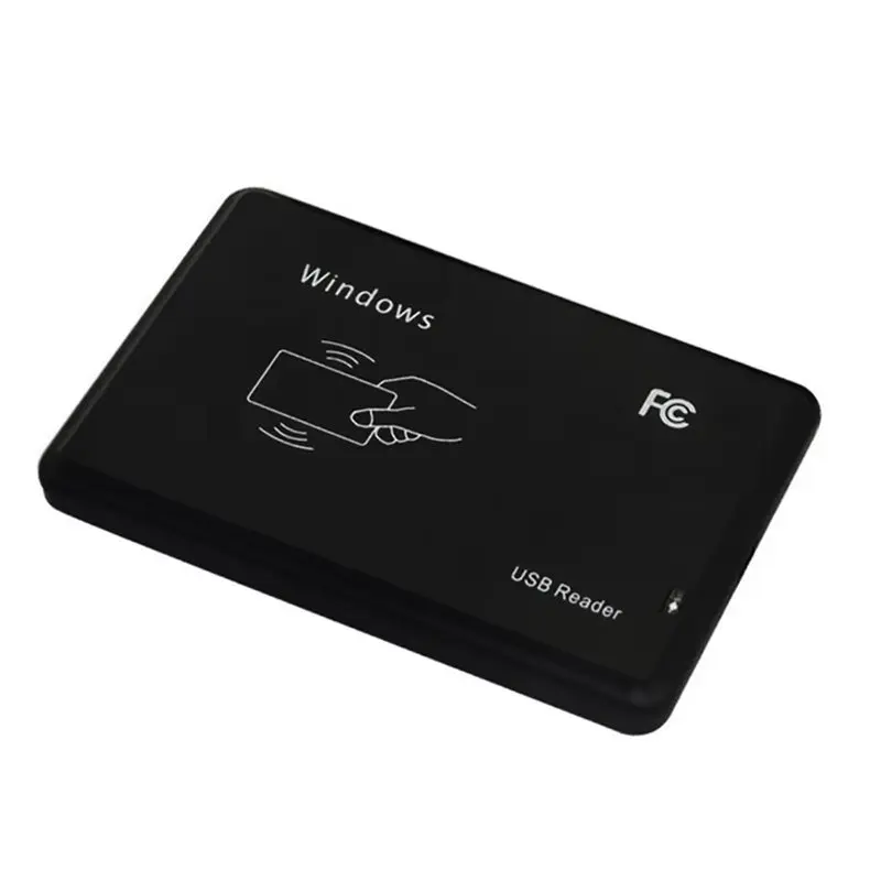 【PRIX CHAUD!】 2X lecteurs RFID USB 125Khz EM4100 ID lecteur de carte à puce de sensibilité sans contact TK4100 Support système de fenêtre lecture RFID