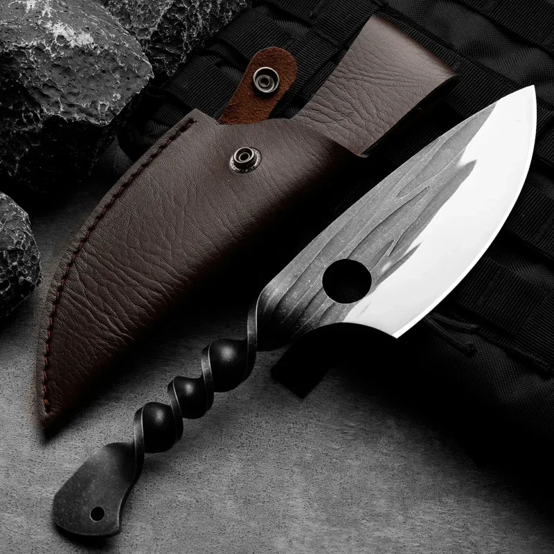Coltello da picnic all'aperto di alta qualità per campeggio e caccia, un ottimo regalo per gli uomini che amano la natura selvaggia