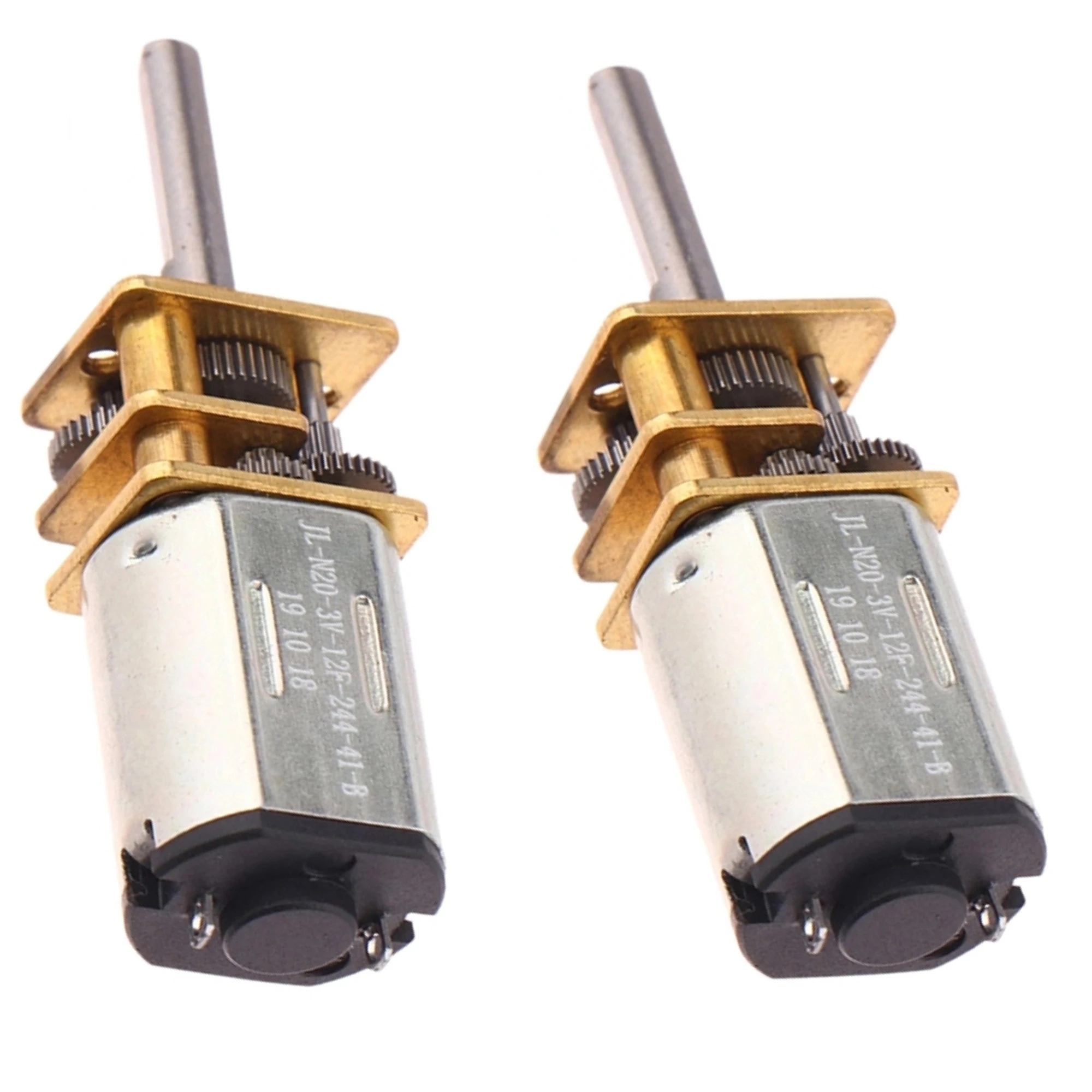 

1PC DC 3V-12V N20 Mini Micro Pure Steel Metal Gear Motor With Gearwheel DC Motors 60RPM Slow Speed Full Metal Gearbox Reducer