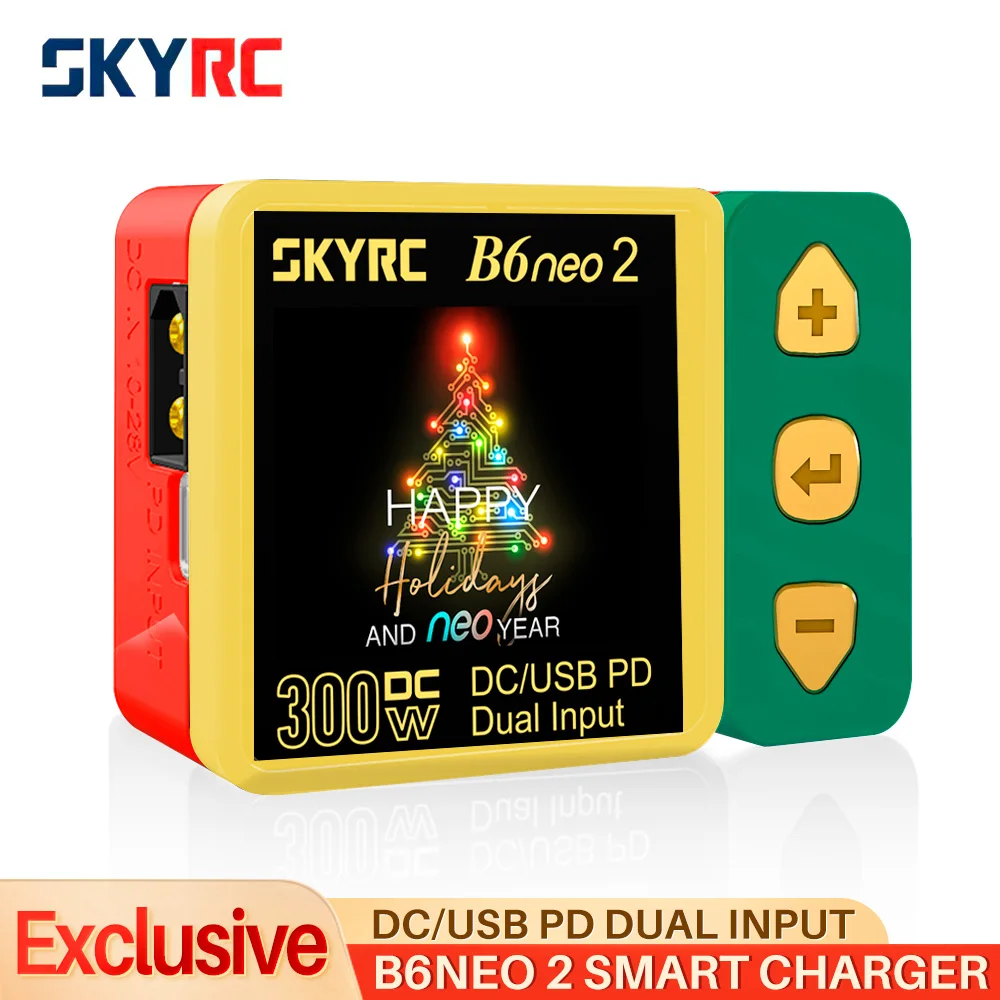 

Exclusive SKYRC B6neo 2 Smart Charger Christmas Smart Charger DC 300W PD 126W