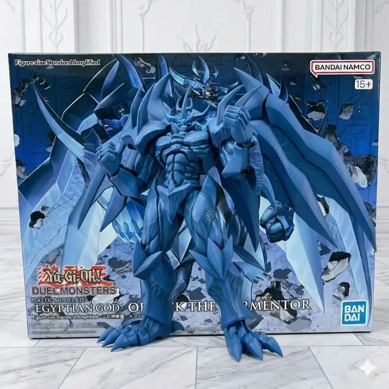 100% Original BANDAI Figure-rise Standard Amplified Yu-Gi-Oh! Duel Monsters Deus Egípcio Obelisco o Tormentor Figura de Ação Modelo
