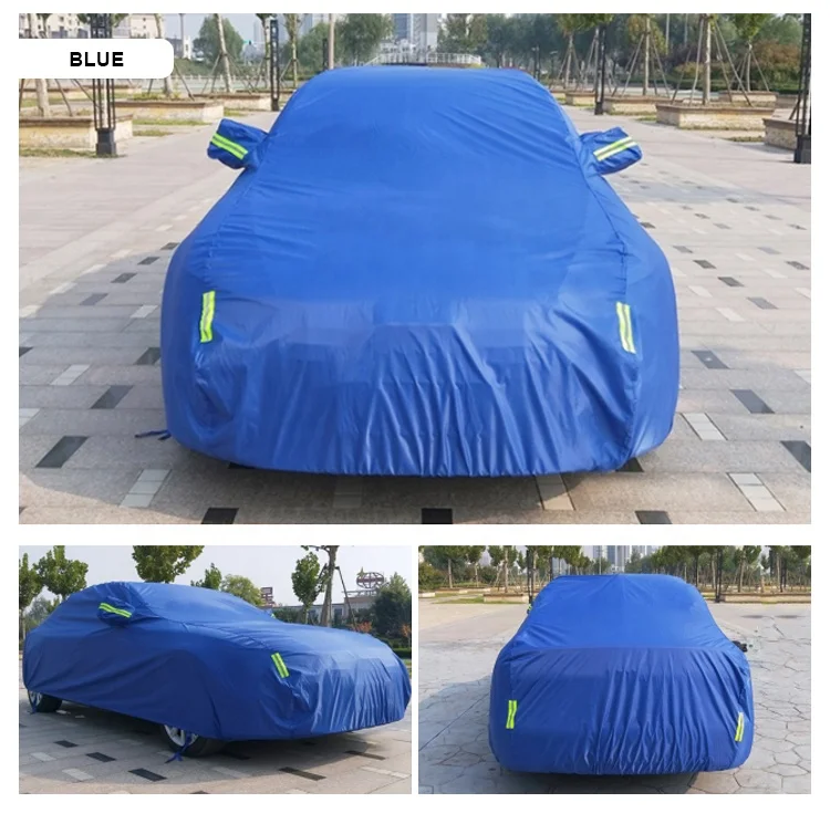 Four Seasons Universal Hail/Snow/Rain Proof Waterproof UV Protection Polyester Oxford Cloth Sports Car Cover