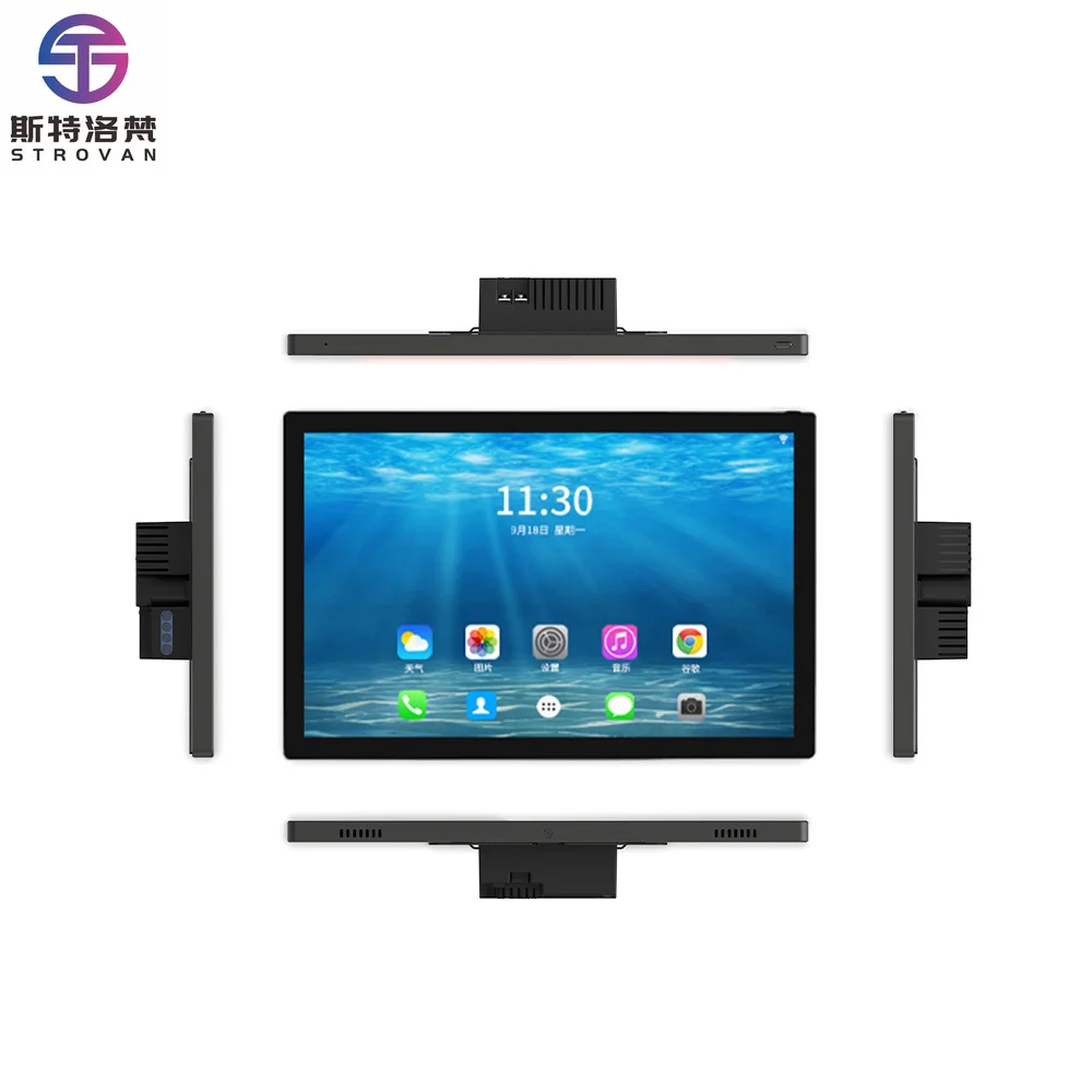 

New 10.1 Inch Center Control Tablet Wi-Fi Touch Screen Poe Tablet Wall Mount Advertising Digital Displays