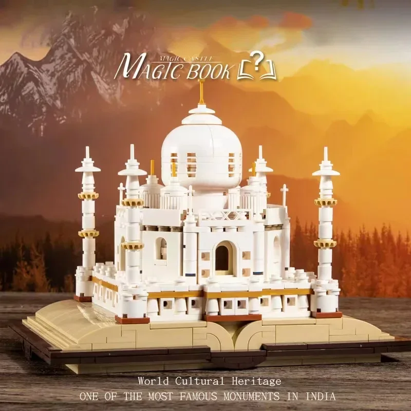 

TOYLINX 768 шт. Taj Mahal мини-архитектура строительные блоки, всемирно известный ориентир, креативный набор, развивающая игрушка, подарок на день рождения