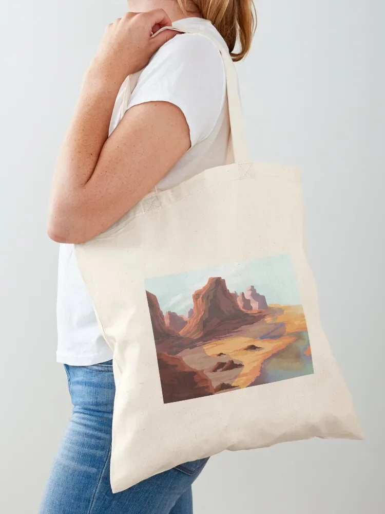 Desert Illustration from Digital Art Tote Bag Cloth bag tote bags cloth bags Tote Bag