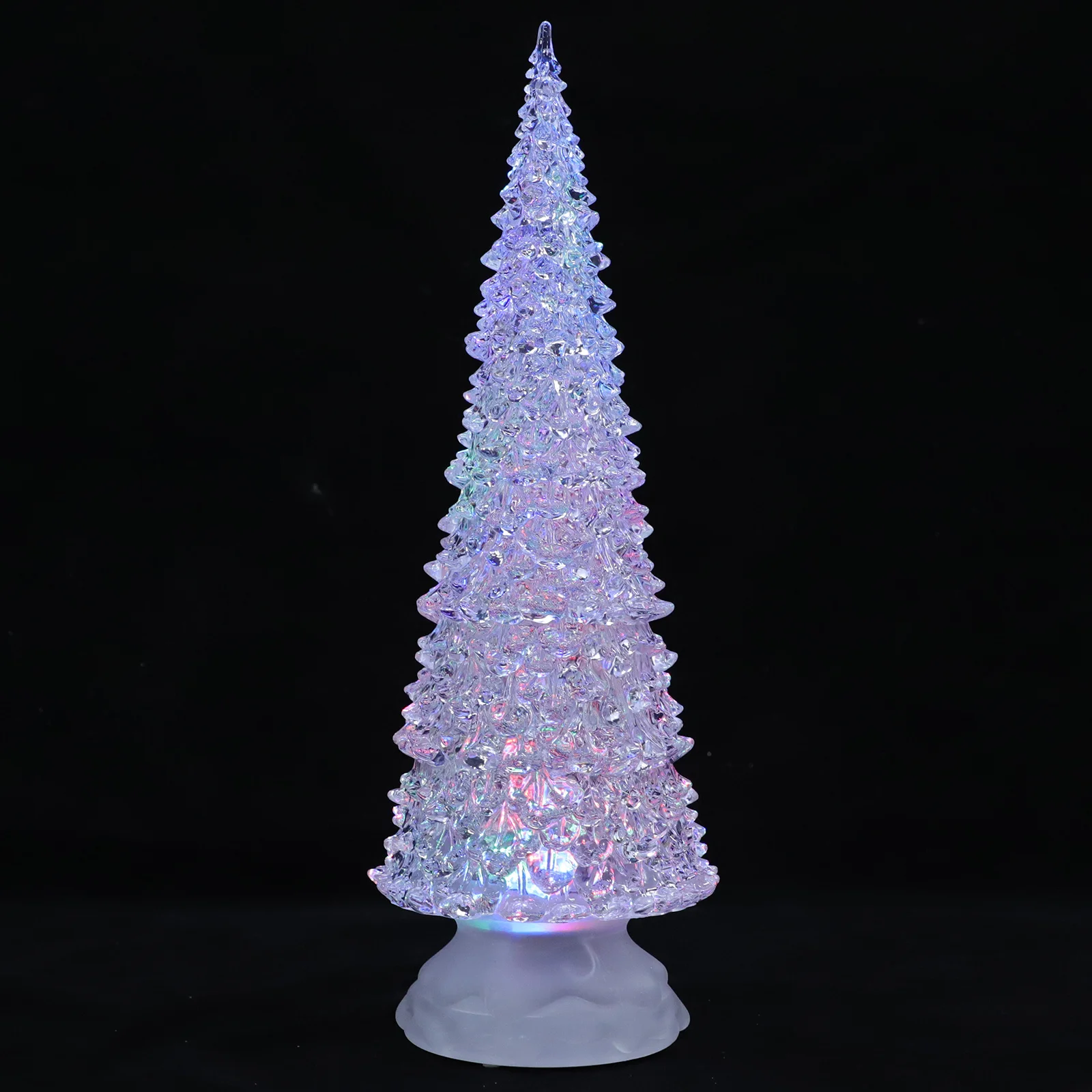 

Cartoon Xmas Tree Night Light Colorful Light Desktop Ornament Table Lamp for Bedroom Decoration Xmas Tree Shape Lamp
