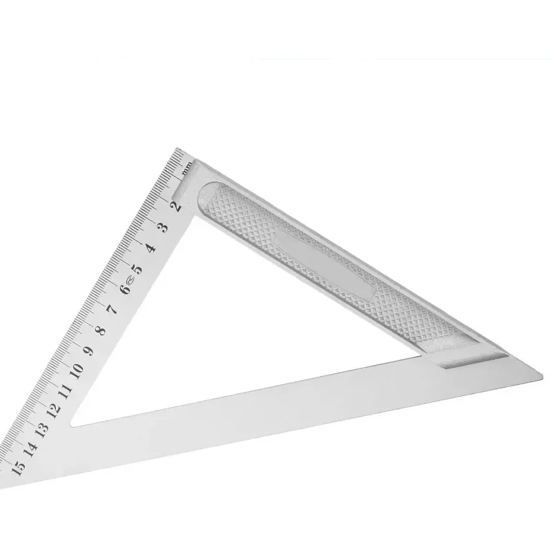 Aluminum Alloy Square Ruler Right Angle 90 Turning Ruler Woodworking Ruler Steel Turning Ruler Measuring Tools Gauge