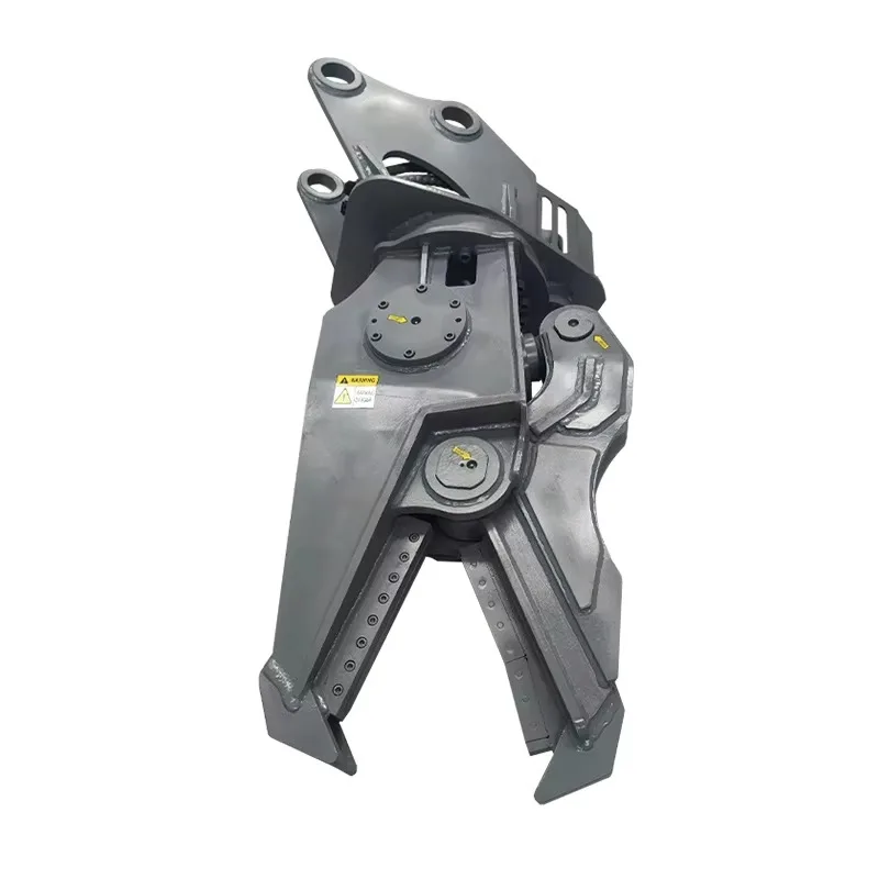 Customized Mini Excavator Attachments Double Cylinder Hydraulic Scrap Shear For Demolition Use