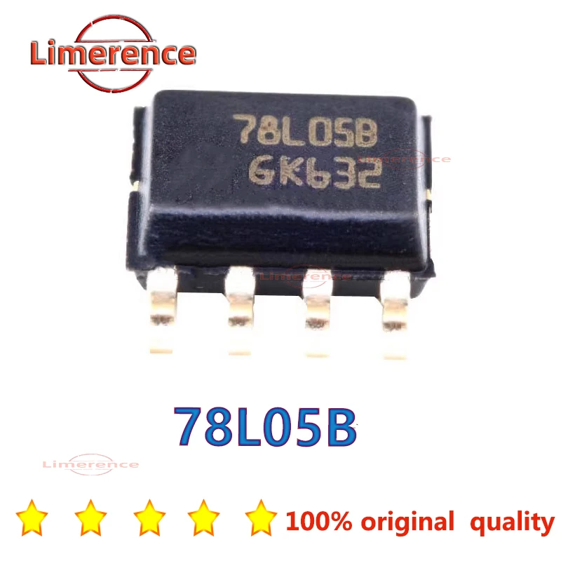 10PCS 78L05B SOP-8 78L05 SOP SMD Voltage Regulator Chip new In Stock