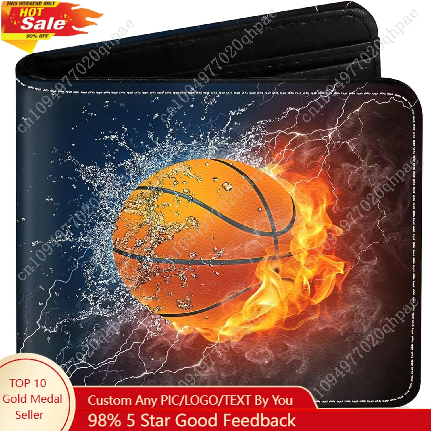 

Boys Wallet for Teens, Cool Kids Wallet for Boys Ages 8-10 9-12 11-15, Funny Basketball Leather Bifold Rfid Blocking, Coin Pocke