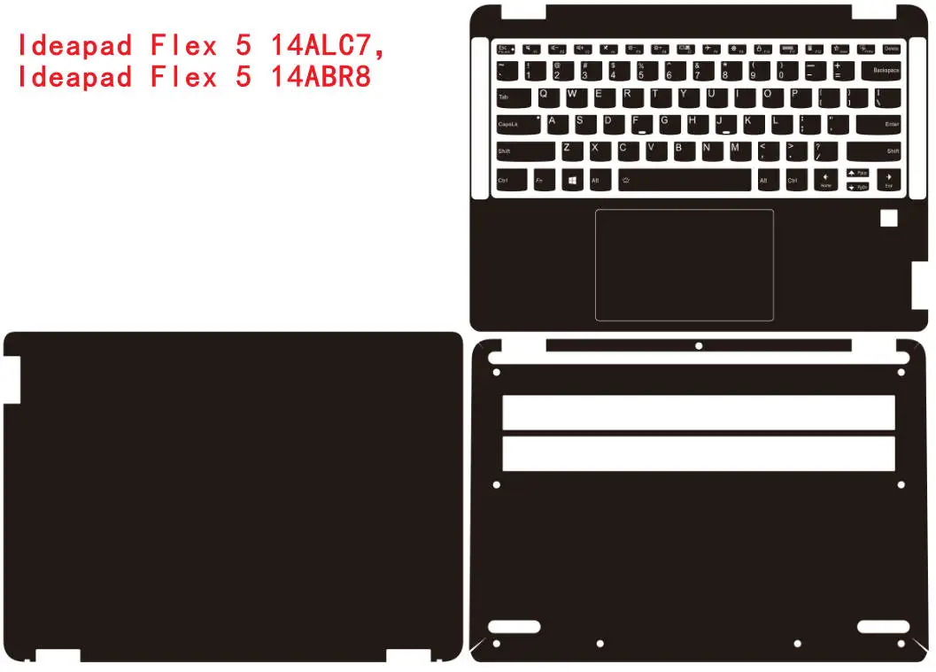 For Lenovo IdeaPad Flex 5 16IAU7 16ALC7 16ABR8 16IRU8 Ideapad Flex 5 14ALC7 14ABR8 Pre Cut Laptop Vinyl Decal Cover Sticker Skin