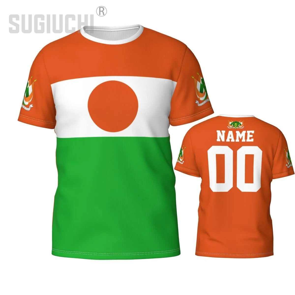 Custom Name Number Niger Flag Emblem 3D T-shirts For Men Women Tees jersey team Clothes Soccer Football Fans Gift T shirt