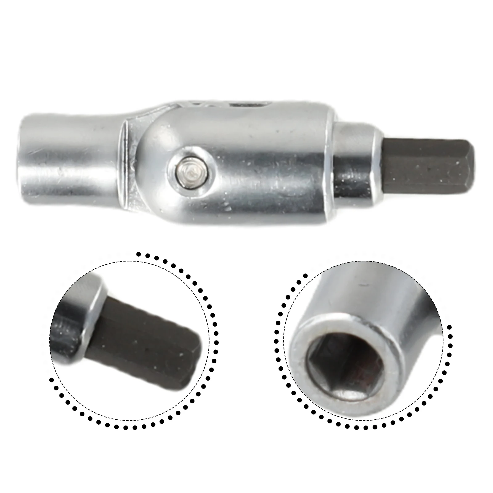 Imagem -03 - Ângulo Broca Chuck Adapter Rotatable Screwdriver Bit Holder Haste de Extensão Ferramentas de Ponta do Parafuso 180 Graus Anexo Soquete Hex