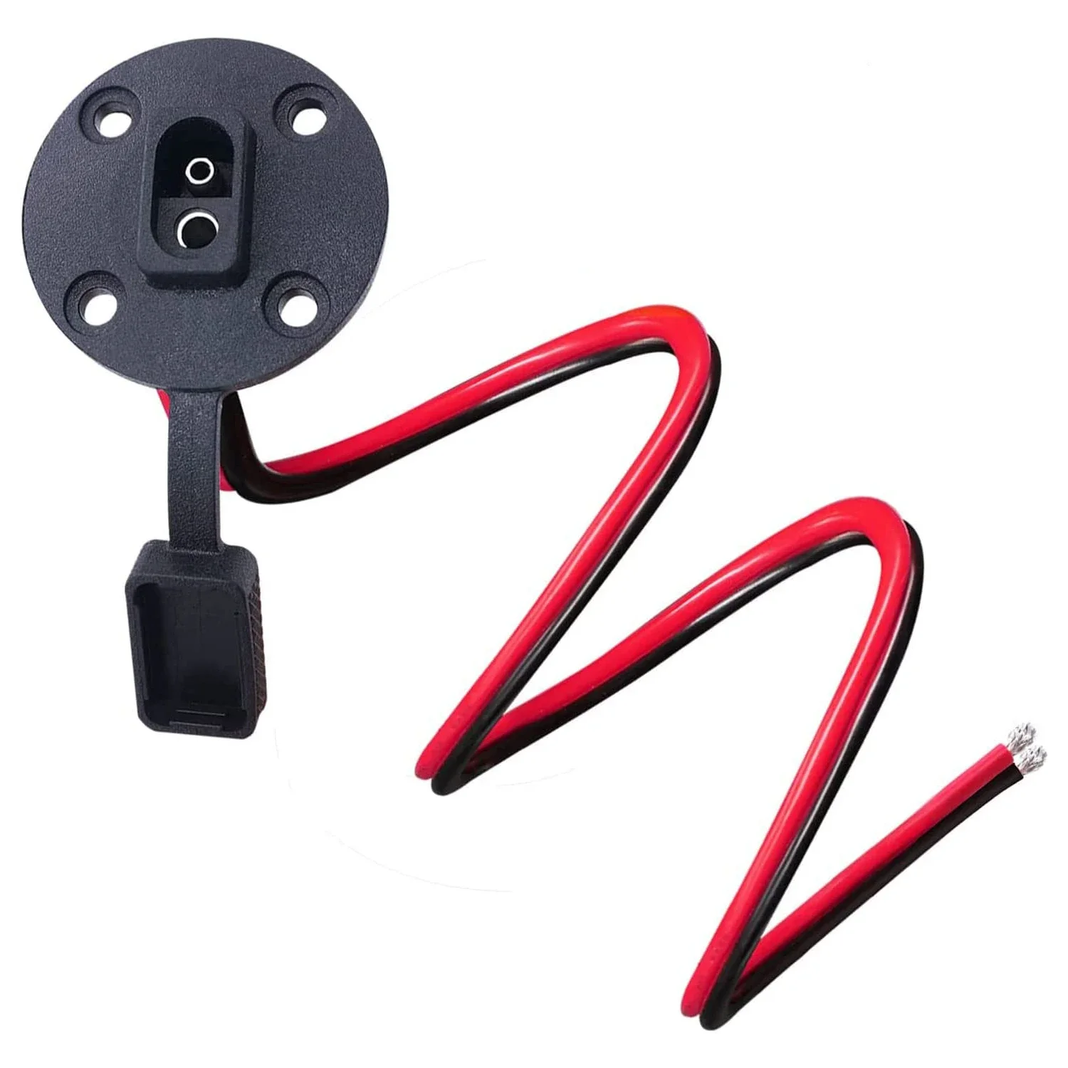 30cm 12AWG Weatherproof SAE Connector Quick Disconnect Automotive Panel Extension Cable for Motorcycle Generator Battery Charger