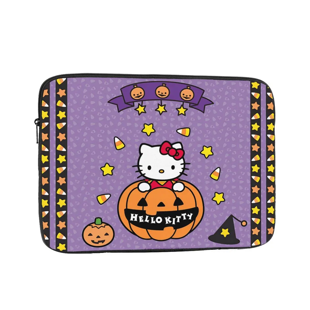 Funda para portátil, funda para ordenador portátil, Hello Kitty, Halloween, funda para ordenador, murciélagos, fantasma, 12, 13, 15, 17 pulgadas, funda a prueba de golpes