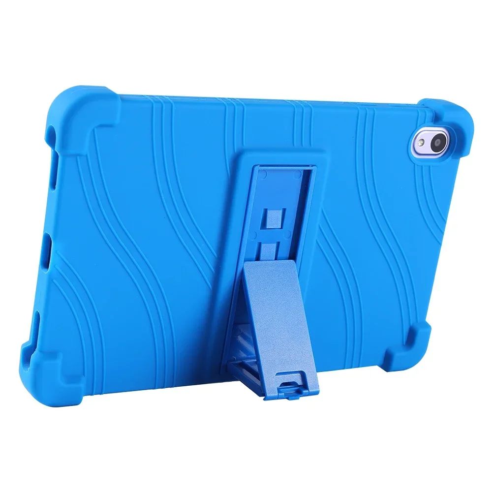 Para tablet Walmart Onn de 7 polegadas Gen 4 2024 100135924 Capa para tablet infantil, capa protetora de silicone ajustável com suporte macio