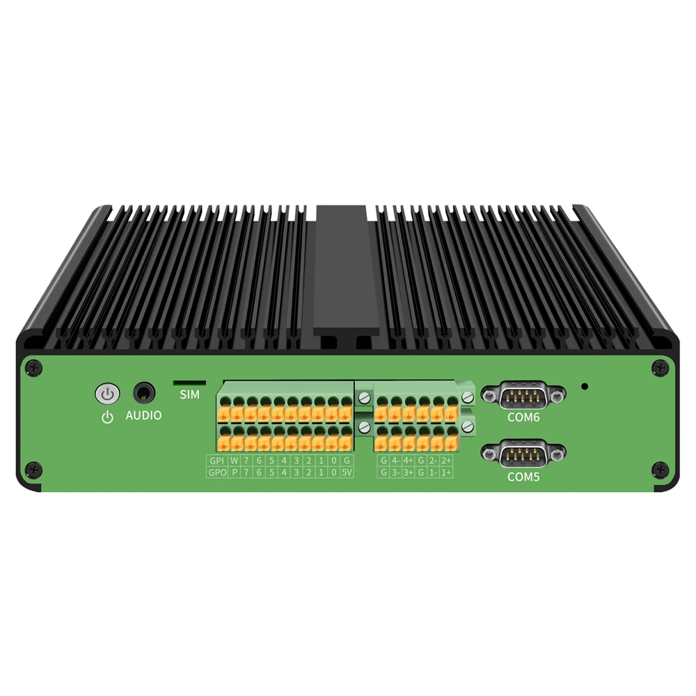 New Industrial Fanless Core i7 8550U i5 8250U i3 7100U 4xi210 2xCOM RS232 2xHD DP GPIO BOX Mini PC Firewall Appliance