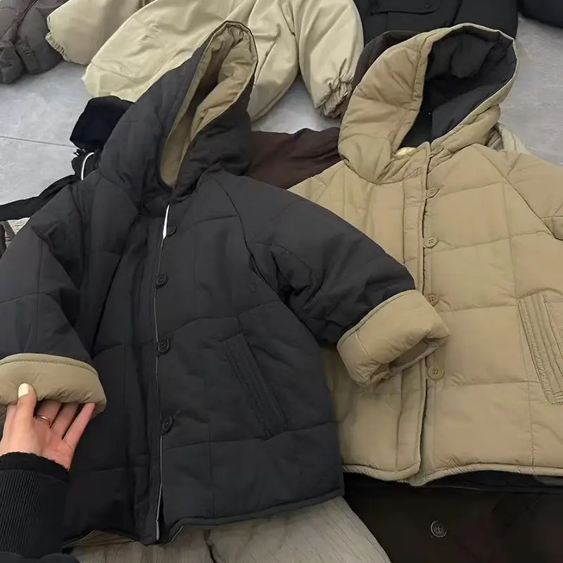 New  Boy  Winter Down Jacket Thickness Kids Baby  Coats  Children   Autumn  2025-A010
