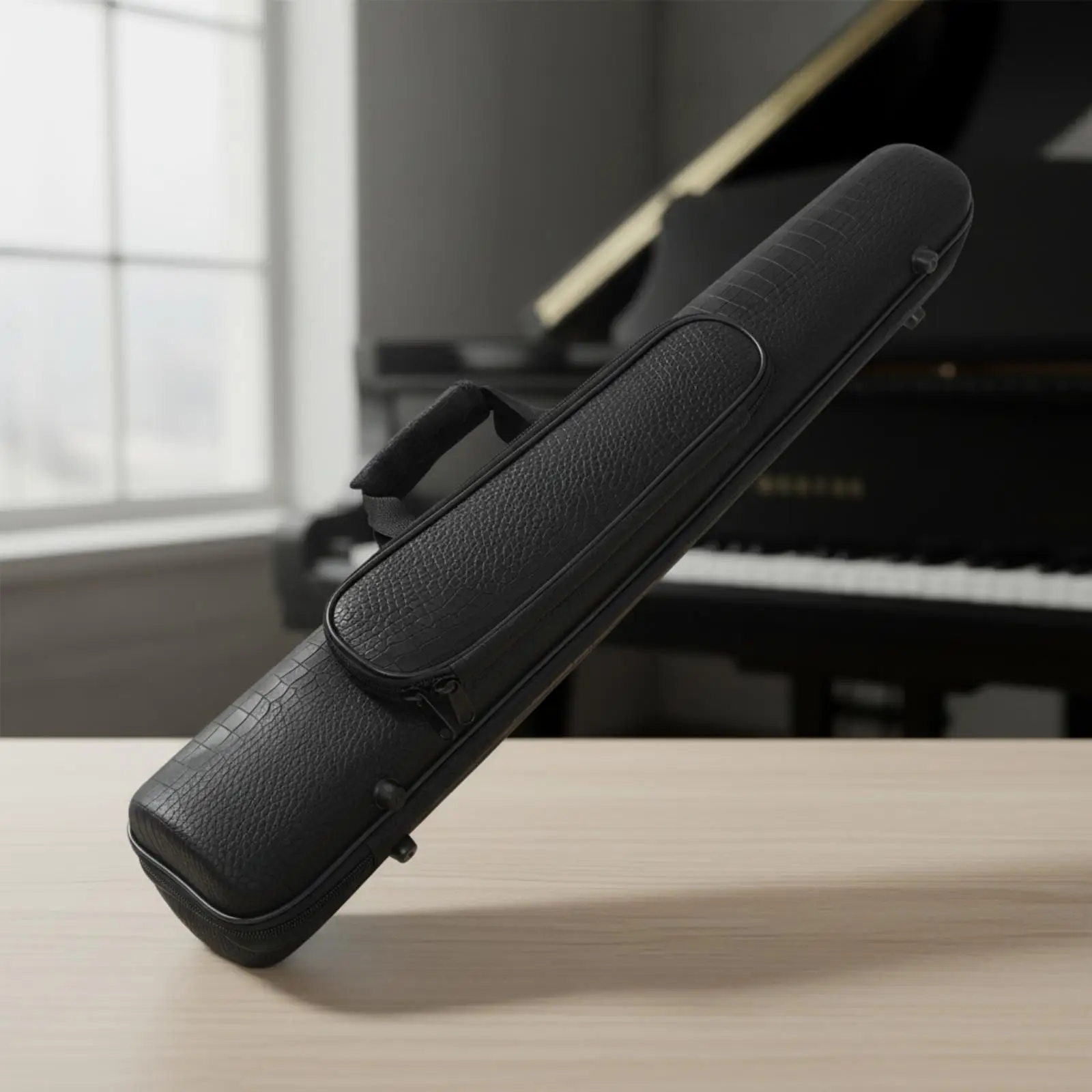 Clarinet Case Hard Shell Clarinet Case with Pocket Safeguarding Long-Lasting for Clarinetists, Travel, School