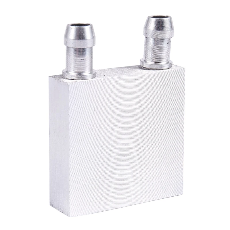 RISE-2 piezas disipador de calor de aluminio, bloque enfriador de líquido y agua, 40x40x12mm y 100x41x8mm