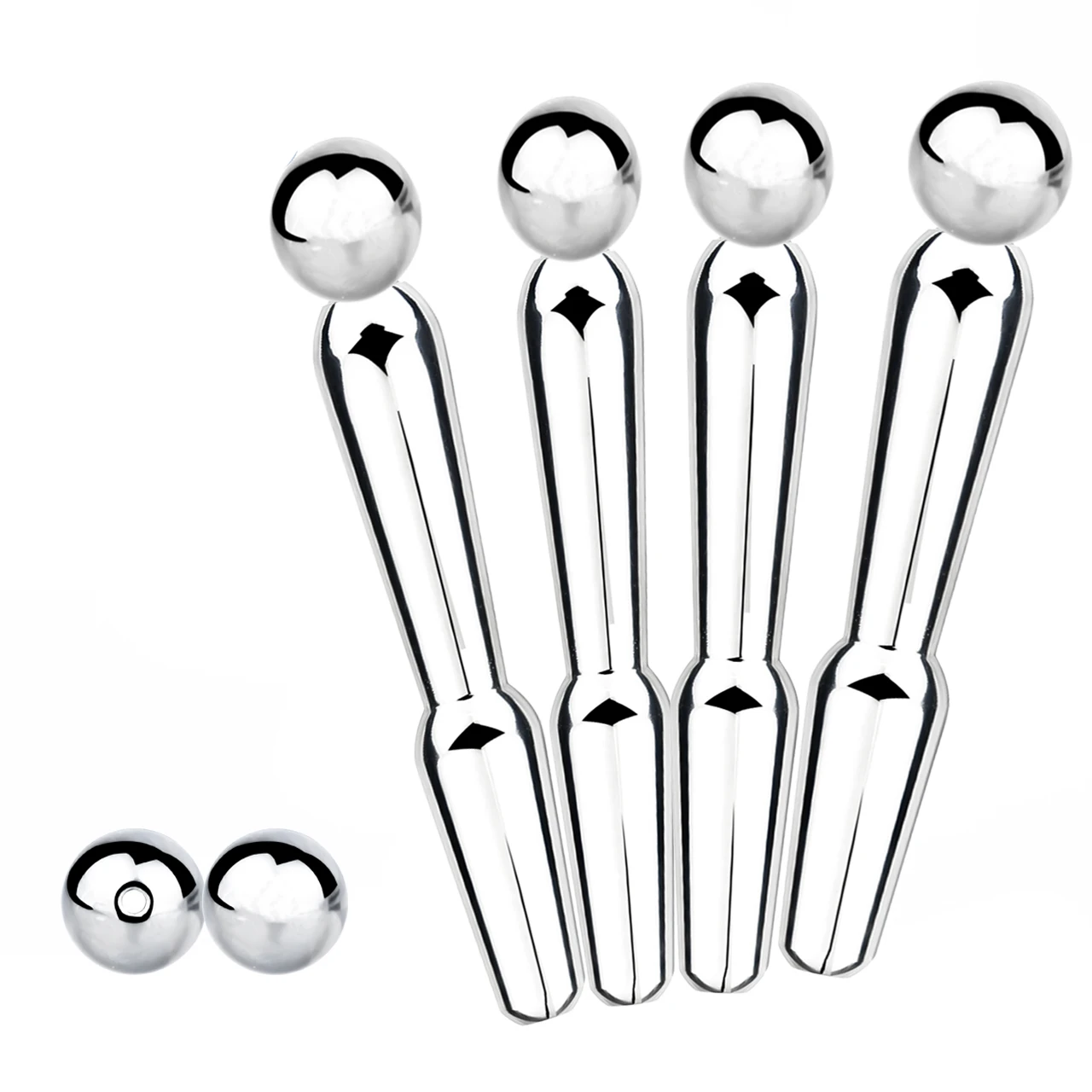 Männlich Edelstahl Harnröhrenkatheter Plug Penis Sounding Rod Harnröhre Einsatz Spielzeug Erwachsene männliche Keuschheit Spielzeug