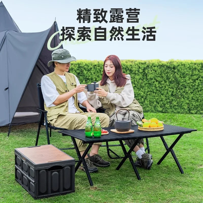 

Camping Picnic Table Outdoor Portable Foldable Table Egg Roll Table Camping Picnic Equipment