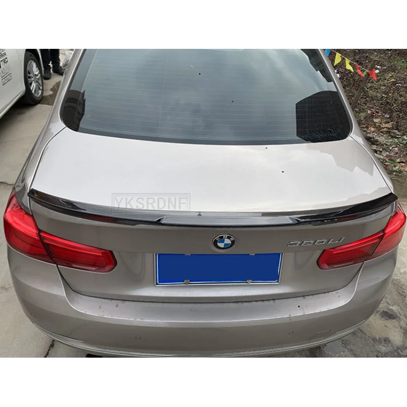 For BMW F30 3 Series F80 F35 2012 2013 2014 2015 2016 2017 2018  ABS Tail Trunk Wing Decoration V  Style color Rear Lip Spoiler