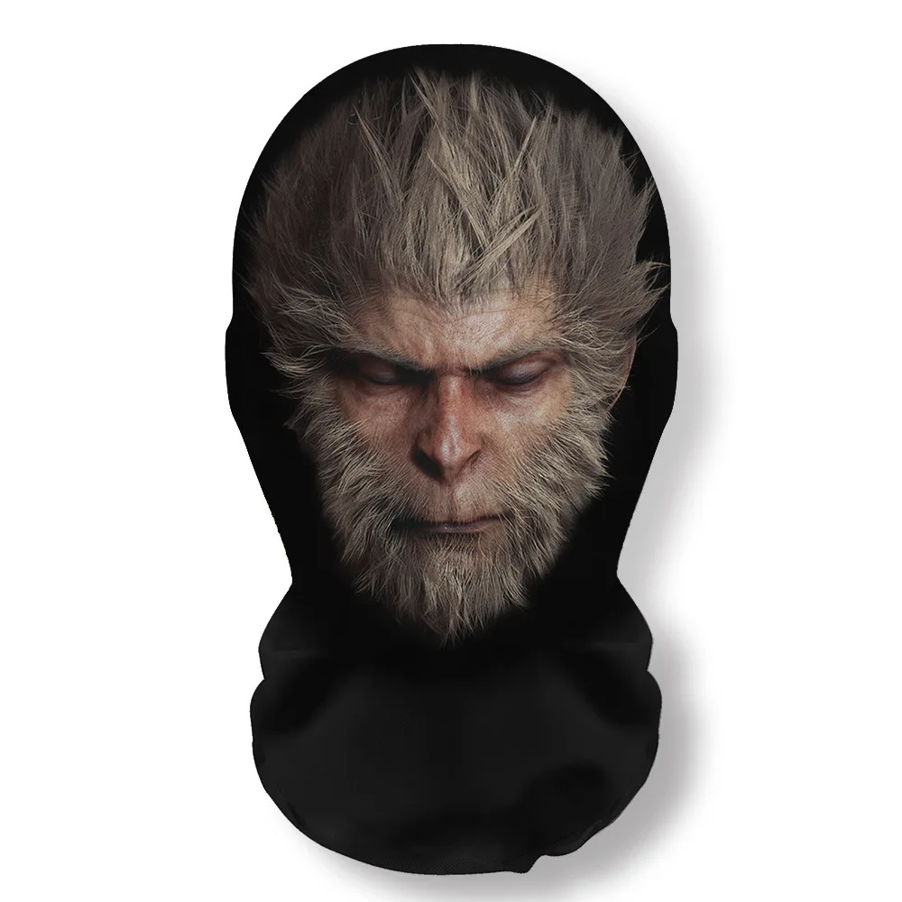 

3D черная миф Wukong маска для косплея сужденная обезьяна латексная игра Хэллоуин аксессуары реквизит для косплея маскарадный шлем