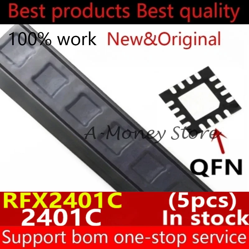 

(5pcs)2401C RFX2401C X2401C RFX2401 QFN-16