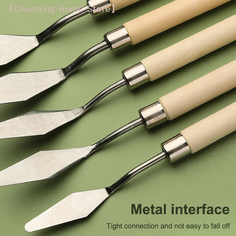 【M】7本/セット ステンレス鋼油絵ナイフ アーティストクラ - Painting Knife Palette のレビューと価格