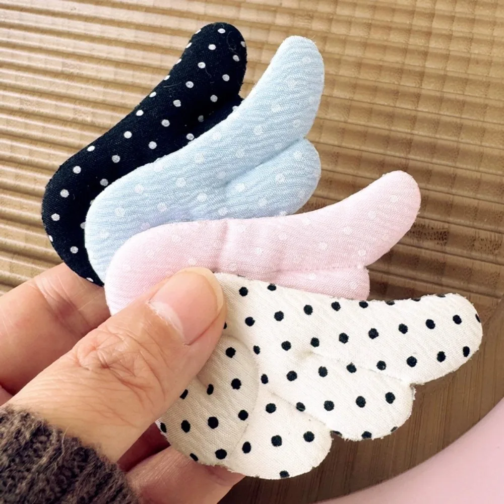 1 Pairs Cute Polka Dot Angel Wings Hair Clips Japanese Style White Duckbill Bangs Hairpin Harajuku Side Hair Barrettes Headwear