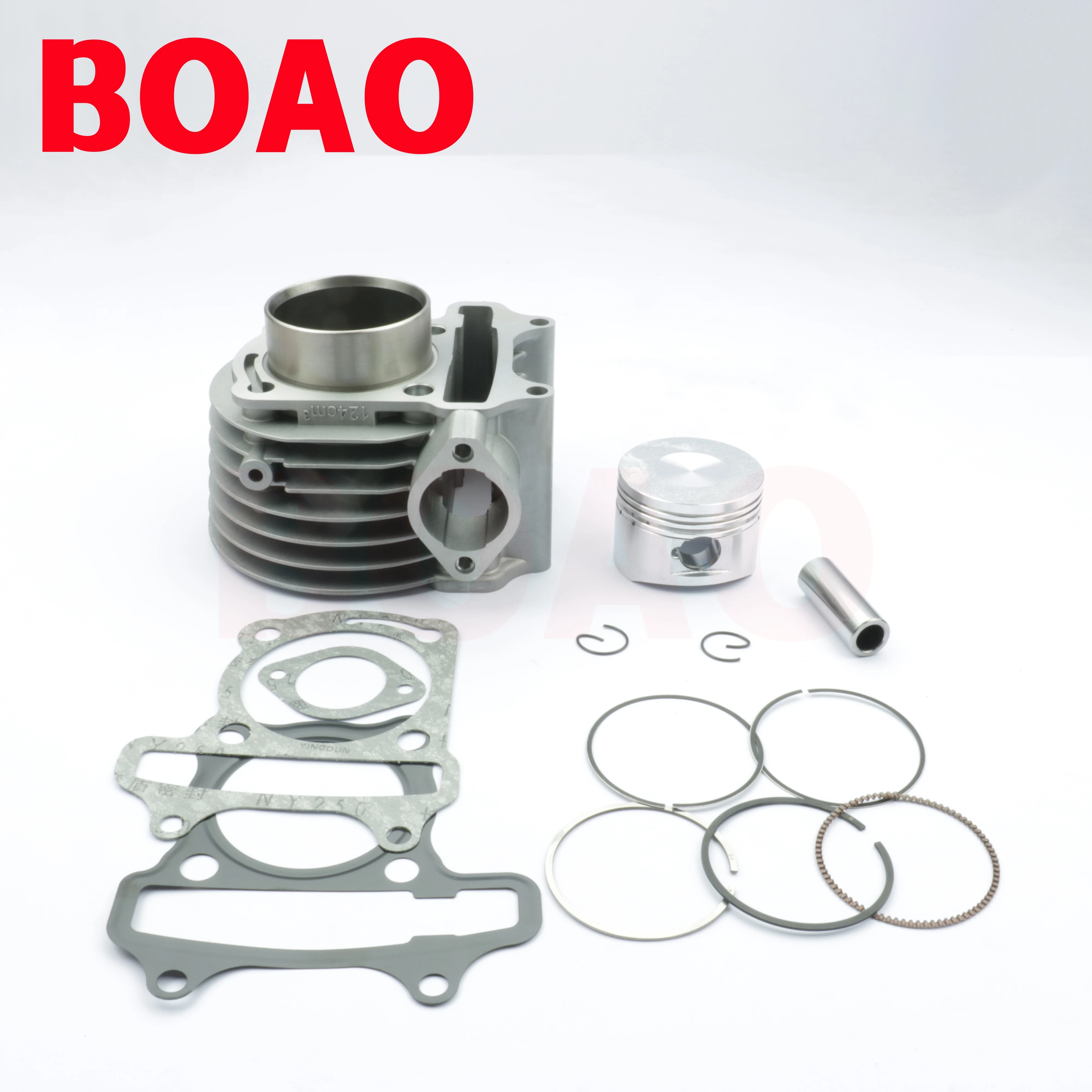 GY6 125 cylinder Kit 52.4mm Cylinder Piston Ring Set for 4 stroke air cooling Scooter Moped ATV QUAD GY6125 152QMI 1P52QMI