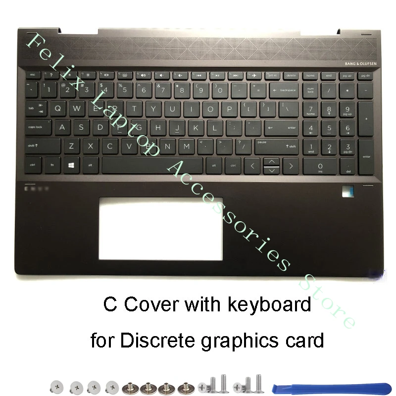 Coque arrière LCD pour ordinateur portable HP ENVY X360, 15M-DS0011DX, boîtier supérieur, lunette avant, repose-l'hypothèse avec clavier, base de couverture astronomique, nouveau