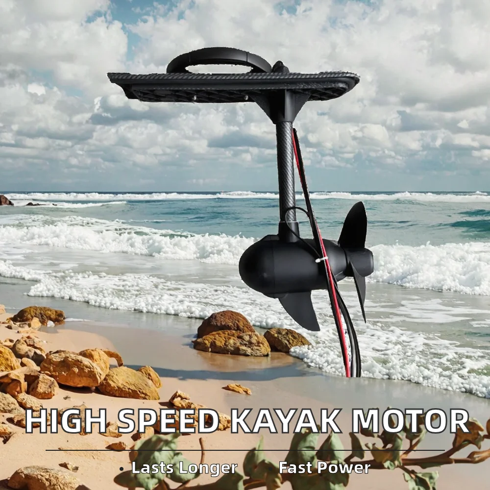 Hot Wind Hot Sale 46lbs Aluminum Kayak Motor High Speed Electric Trolling Motor Pedal Drive for Diver Ocean Waters Outdoor